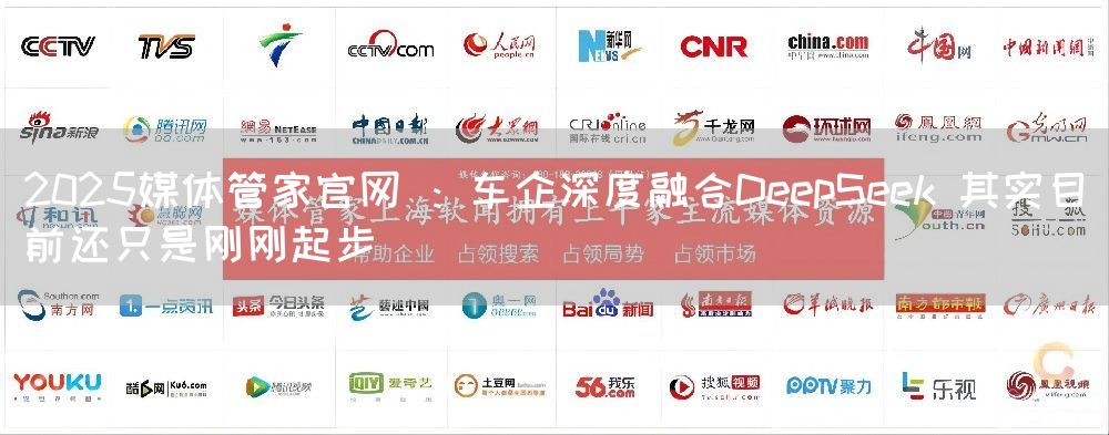 2025媒体管家官网 ：车企深度融合DeepSeek 其实目前还只是刚刚起步(图1)