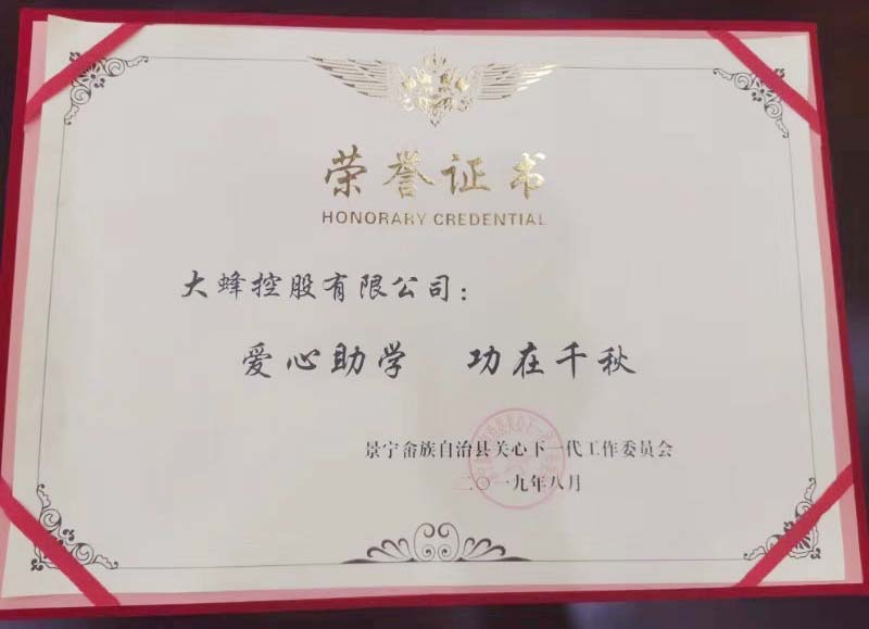 大蜂控股助力“爱心圆梦 励志成才”感恩励志主题教育活动(图3)